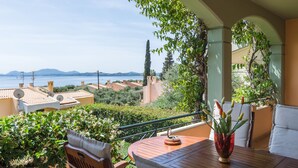 Apartment, Sea View, Ground Floor | Balcony - Riviera Houses Barbati (Corfu)