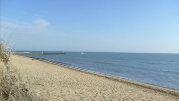 Vlak bij het strand