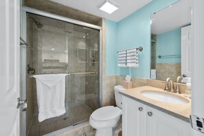Shower, towels