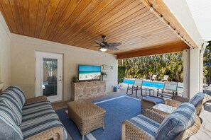 House, 3 Bedrooms | Living area - The Salted Coconut 3 Bedroom Home by RedAwning (Anna Maria)