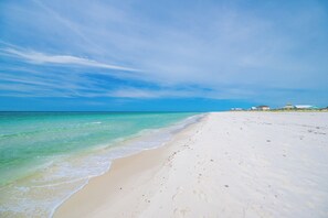 Accommodatie ligt op het strand