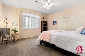 3 habitaciones, escritorio, cuna de viaje y wifi 