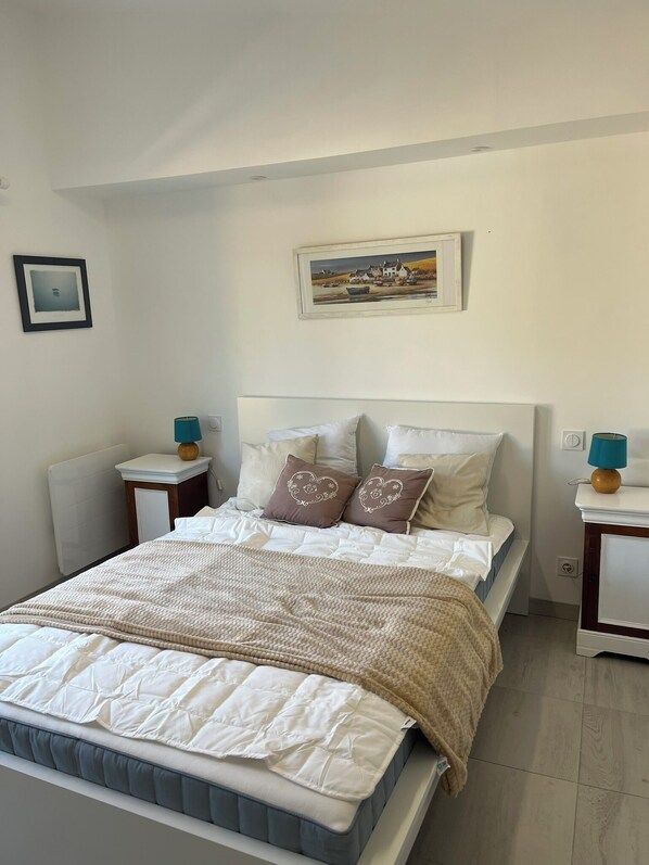1 bedroom, iron/ironing board, travel crib, free WiFi