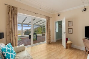 Smart TV, foosball, books