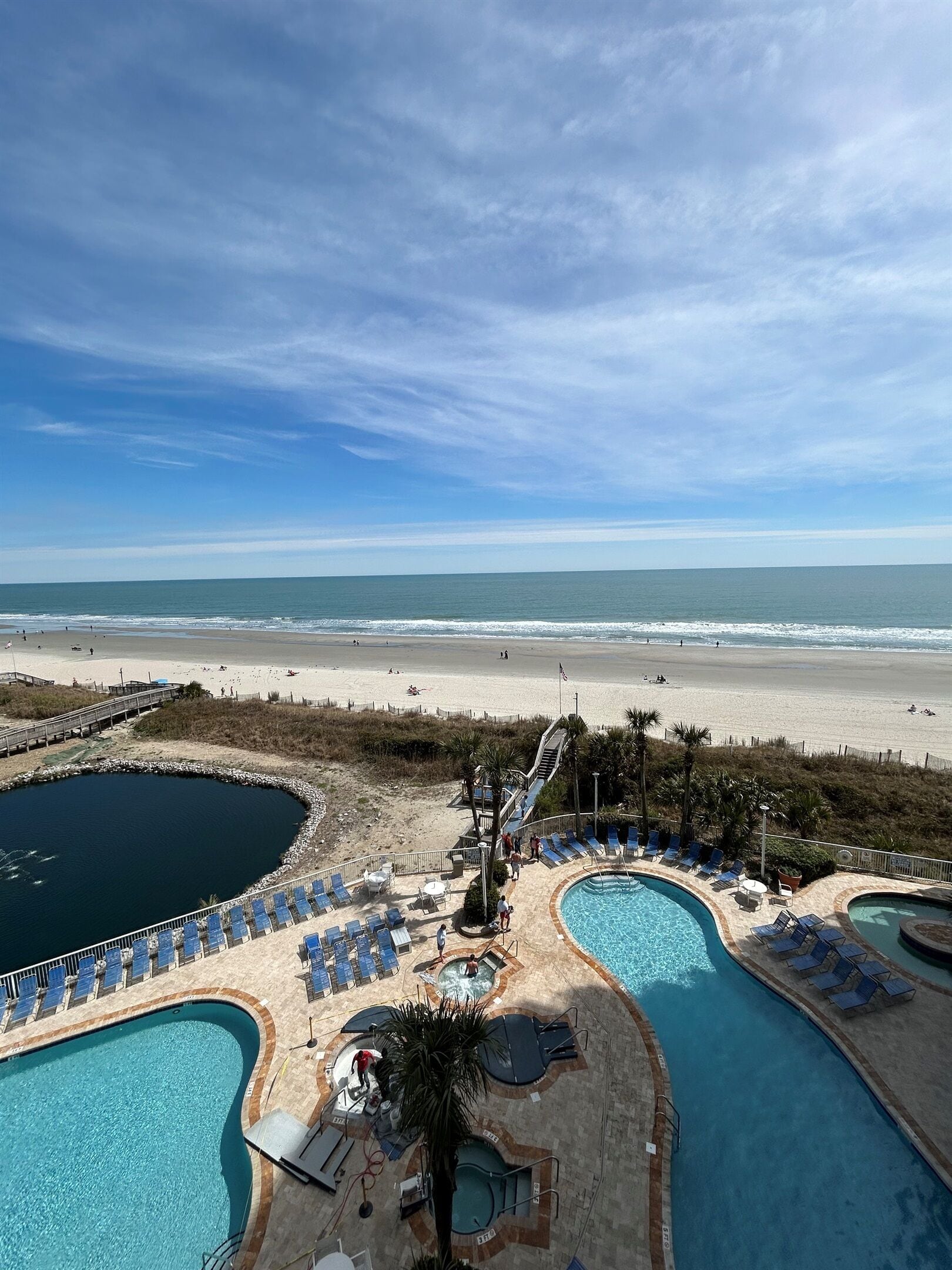 Accommodatie ligt op het strand