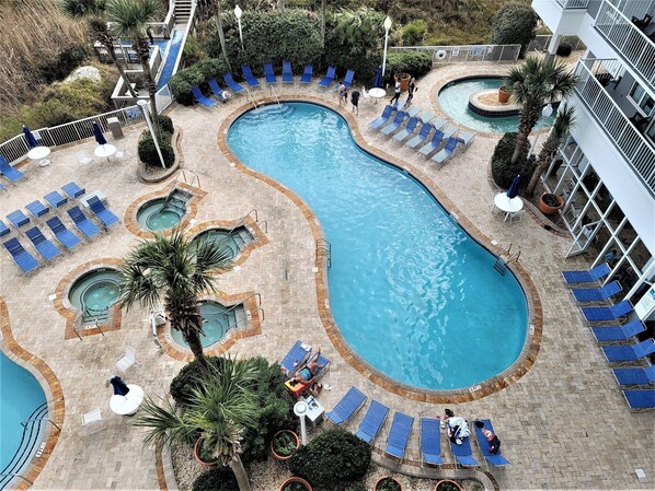 Indoor pool, a heated pool