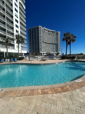 Indoor pool, a heated pool