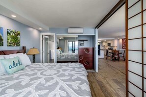 2 bedrooms, iron/ironing board, travel crib, WiFi