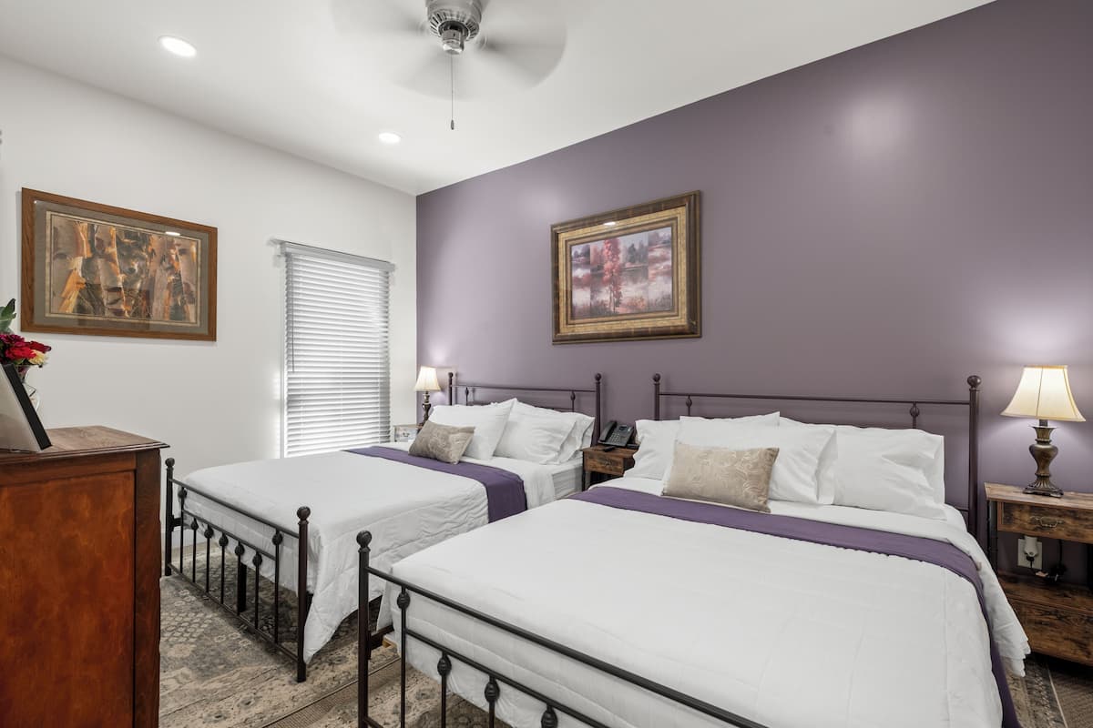 Double Room, 2 Queen Beds | Premium bedding, down comforters, pillowtop beds, individually decorated