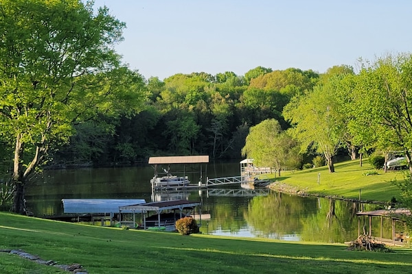 A beautiful view from the tranquil back yard.