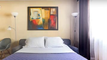 1 bedroom, desk, iron/ironing board, free WiFi