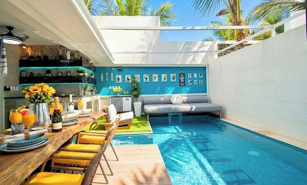 Pool - Luxury Villa Bella · Heated Pool and Cinema · 3 BR (Dominicus)