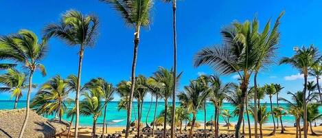 Sur la plage, serviettes de plage