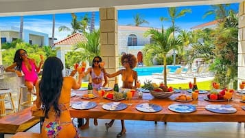 Udendørs spisemuligheder