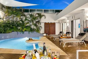Pool - Beach Villa Azul with private Pool, BBQ and Maid inc (Punta Cana)