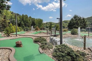 Enjoy a serene round of golf amidst beautifully landscaped gardens and scenic views.