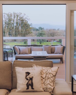 Televisor intel·ligent, llar de foc, llibres i estèreo 