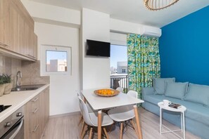 TV - Anemi blue apt, suitable up to 4, near the beach! (Rethimno)