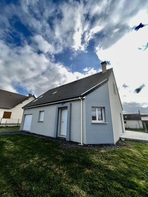 Exterior - Bright house with sea view and garden near the beach - Omaha Beach - Bayeux (Vierville-sur-Mer)