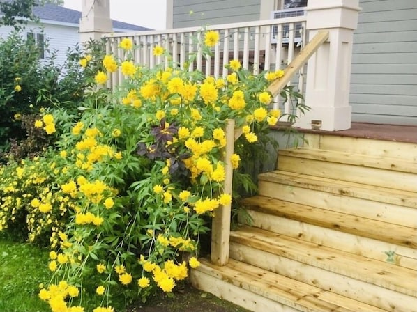 Terrace/patio - The Carriage House Inn (Grand Falls - Windsor)