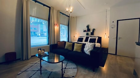 华丽开间套房 | 起居区