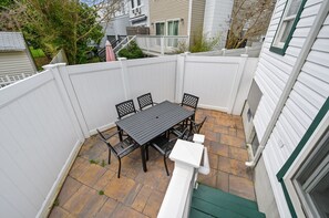 Outdoor dining - Driftwood - a Beautiful 3 Bedroom, 2.5 Bath Townhome in the Heart of OCMD! (Ocean City)