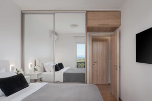 Comfort-Apartment | Badezimmer | Dusche, kostenlose Toilettenartikel, Haartrockner, Handtücher