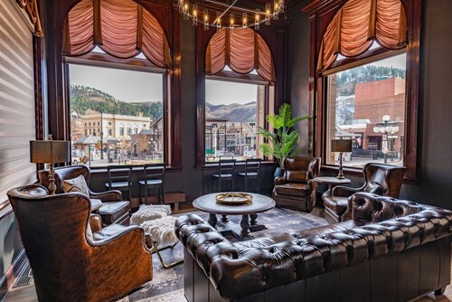 Entire Bank Building Overlook Outlaw Square and Main