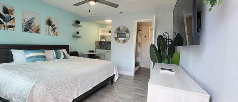 Premium bedding, memory-foam beds, individually decorated