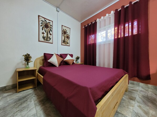 1 bedroom, WiFi, bed sheets