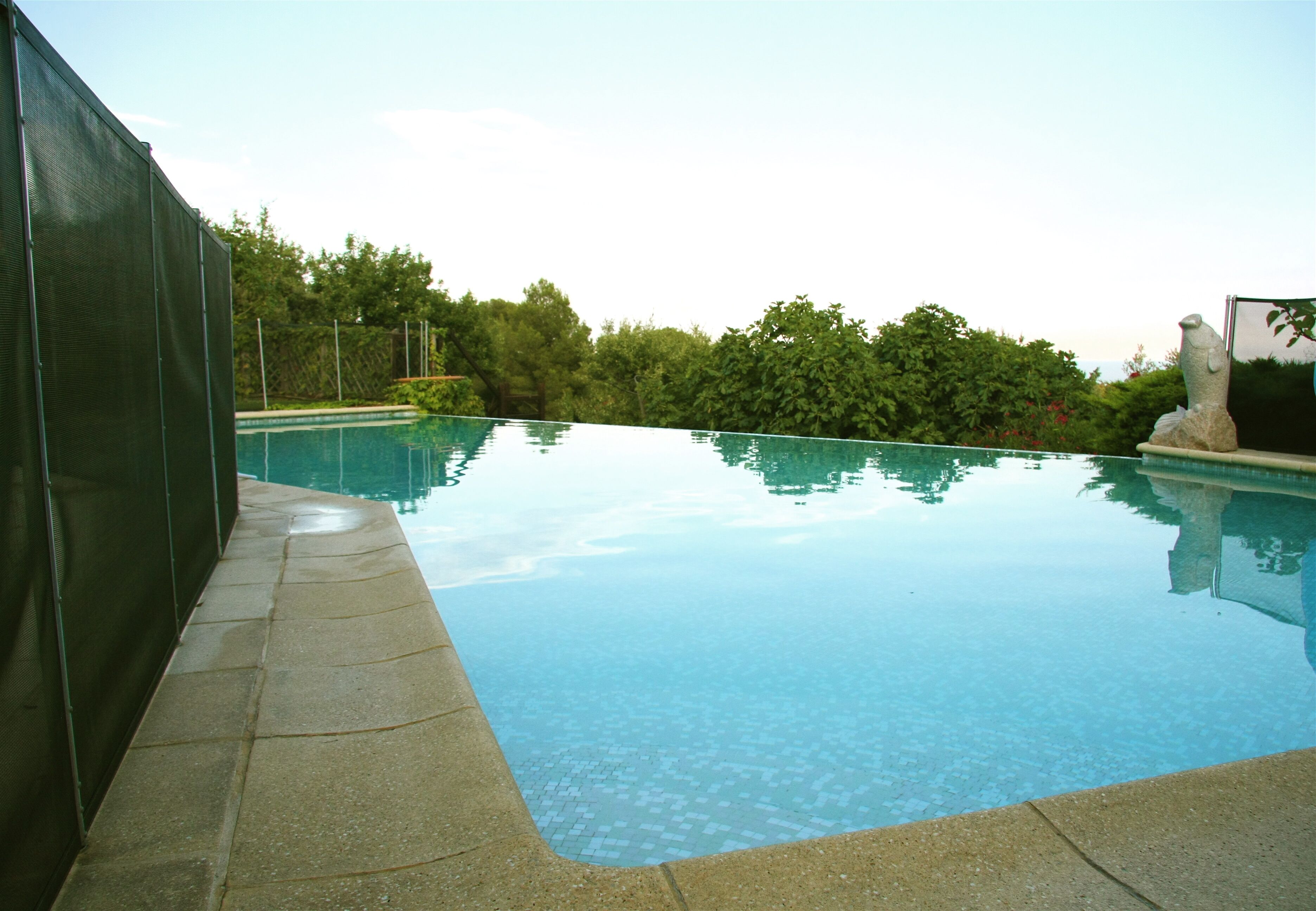 Piscine extérieure, piscine chauffée