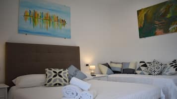 Family Apartment | Egyptian cotton sheets, premium bedding, memory foam beds, in-room safe