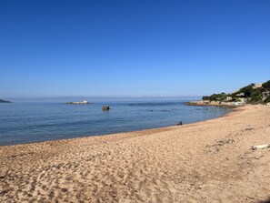On the beach