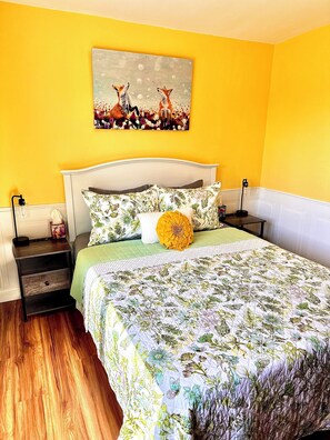 1 غرفة نوم وسرير سفر وواي فاي وملاءات أسرّة