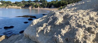 Villa near the beach and the village