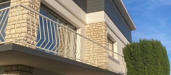 Villa near the beach and the village