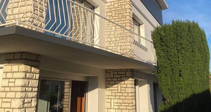 Villa near the beach and the village