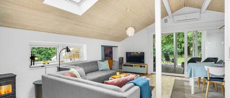 Fireplace, DVD player