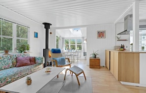 Fernseher, Kamin