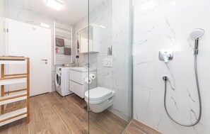 Shower, hair dryer