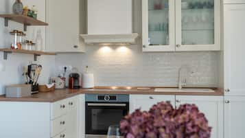 Kühlschrank, Ofen, Herdplatte, Geschirrspüler