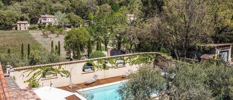 Una piscina riscaldata