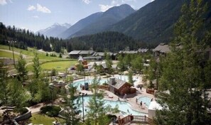 屋外プール、温水プール