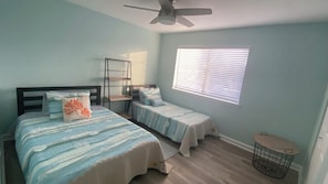 2 bedrooms, iron/ironing board, free WiFi, bed sheets