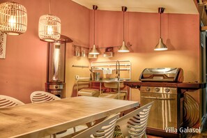 Dining - Villa Galasol with heated pool. (Radazul)