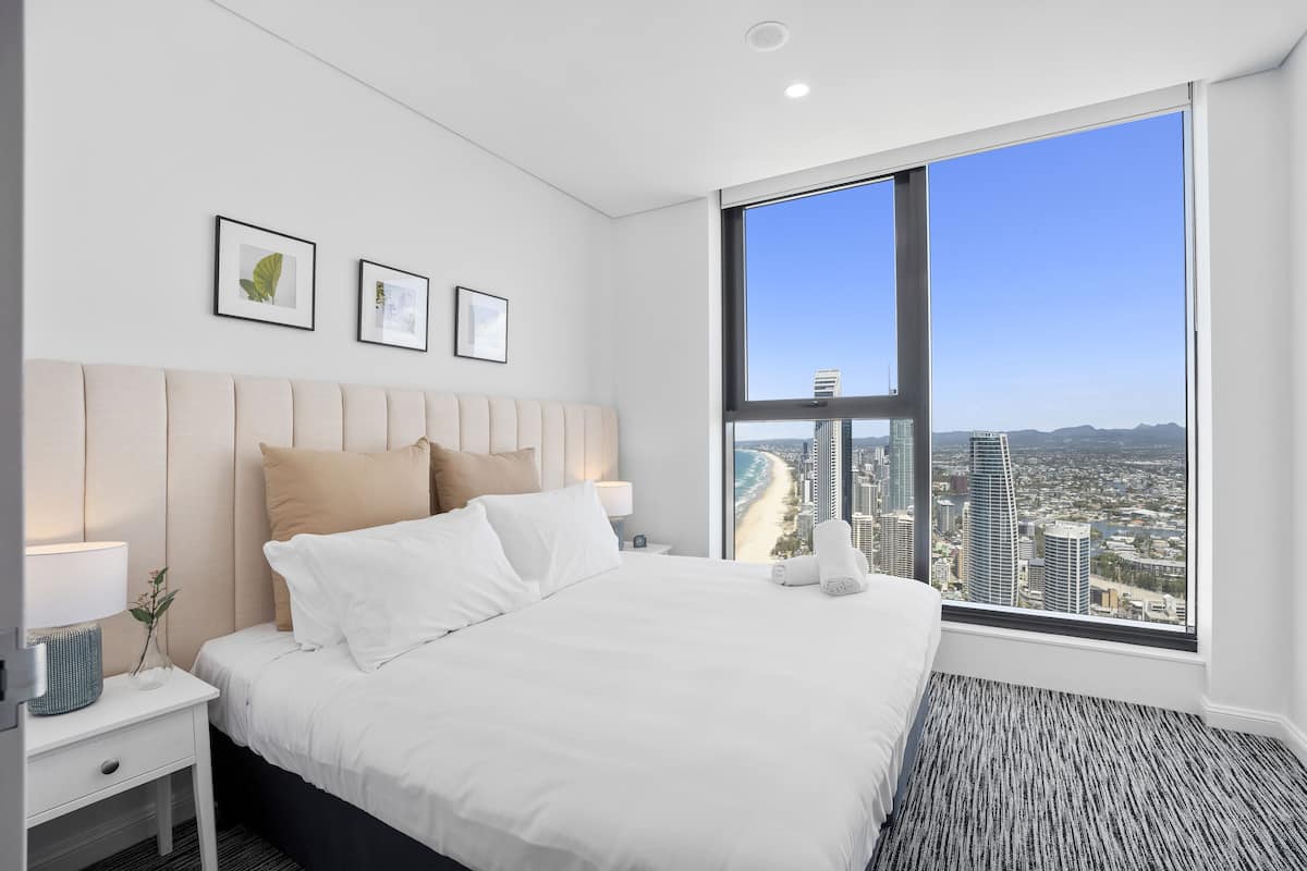 公寓, 3 间卧室, 无烟房, 海洋景观 | 特色装修、特色家居、办公桌、熨斗/熨衣板