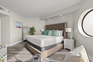 2 bedrooms, iron/ironing board, travel cot, WiFi