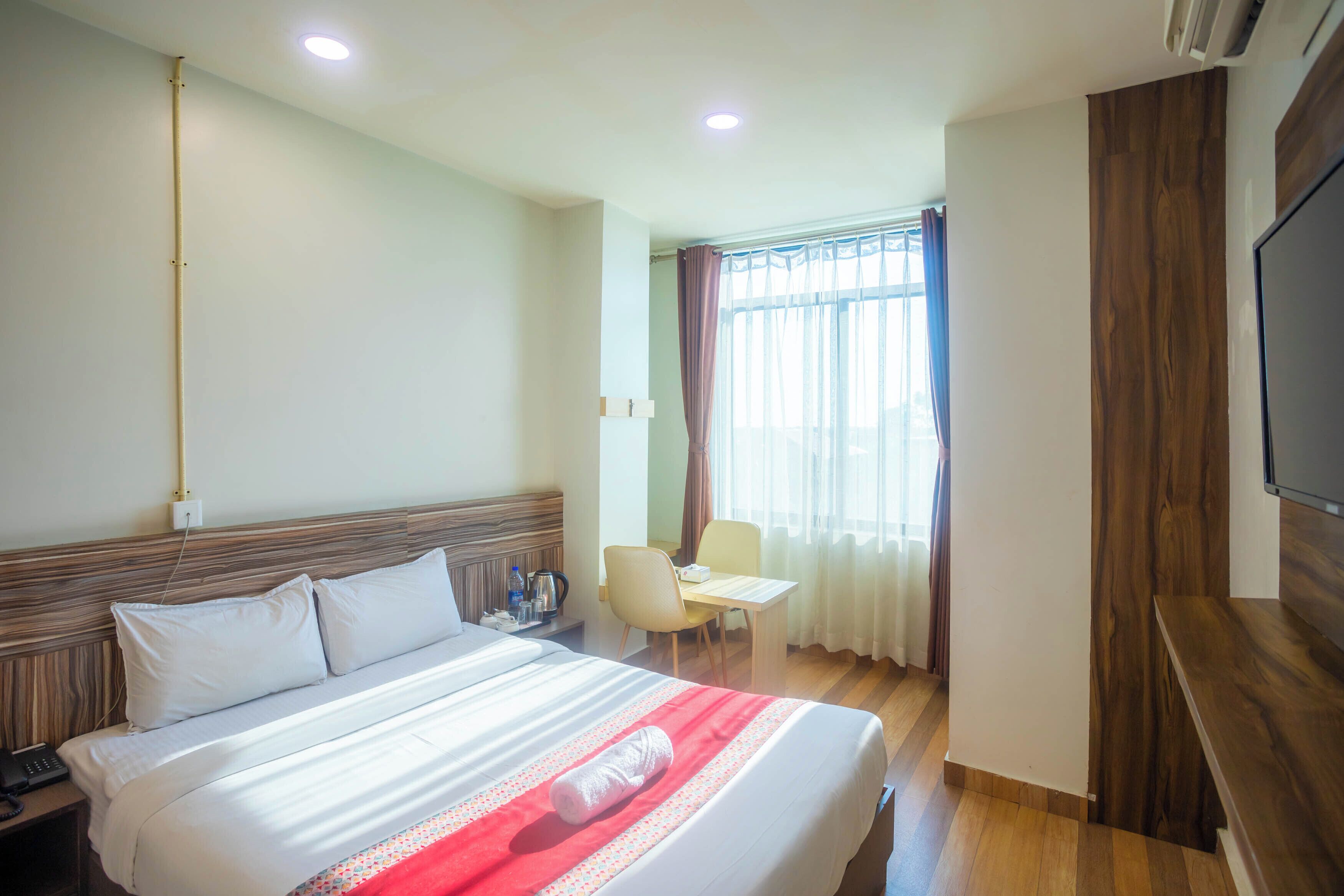 Kamar Deluks | Seprai premium, meja kerja, Wi-Fi gratis, dan seprai linen