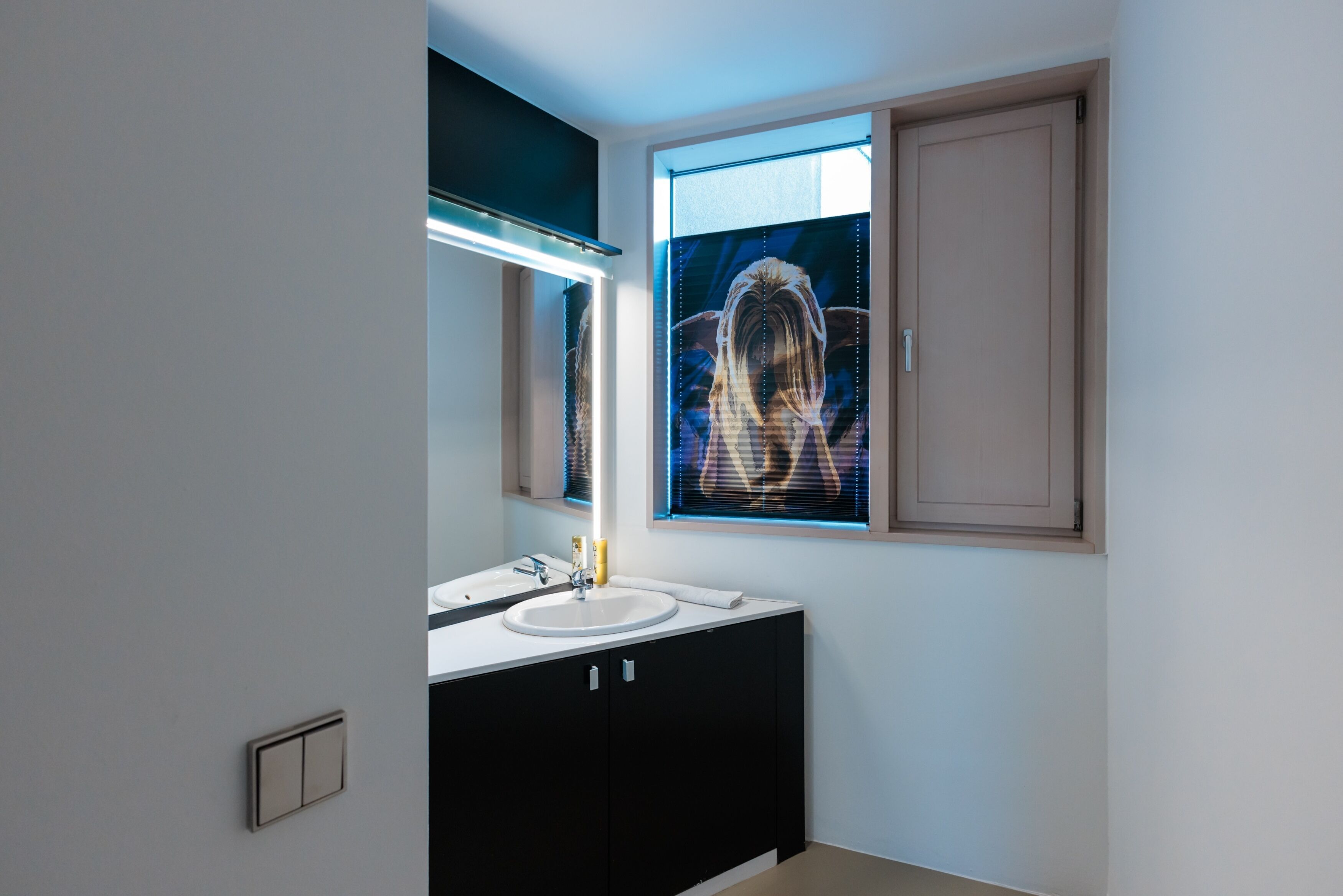 Bathroom | Shower, hair dryer, towels, soap