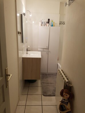 Bathtub, toilet paper - 2 Bedroom Apartment in NÃ®mes (Nîmes)
